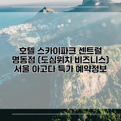 호텔 스카이파크 센트럴 명동점 (도심위치 비즈니스) 서울 아고다 특가 예약정보