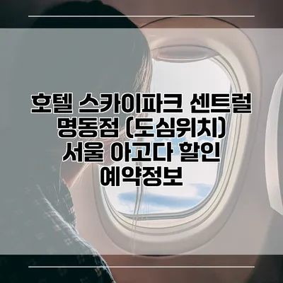 호텔 스카이파크 센트럴 명동점 (도심위치) 서울 아고다 할인 예약정보